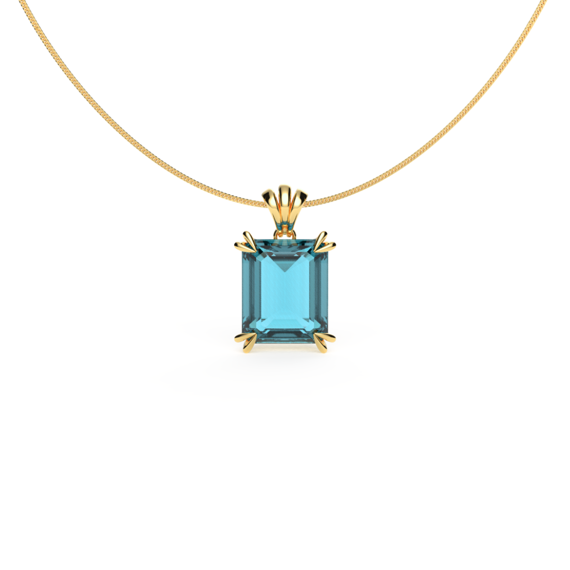 CLAWS AQUA Necklace