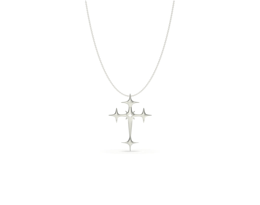 CREDO CROSS Matte Necklace