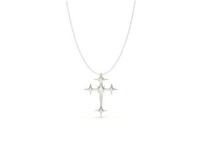 CREDO CROSS Matte Necklace