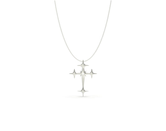 CREDO CROSS Matte Necklace